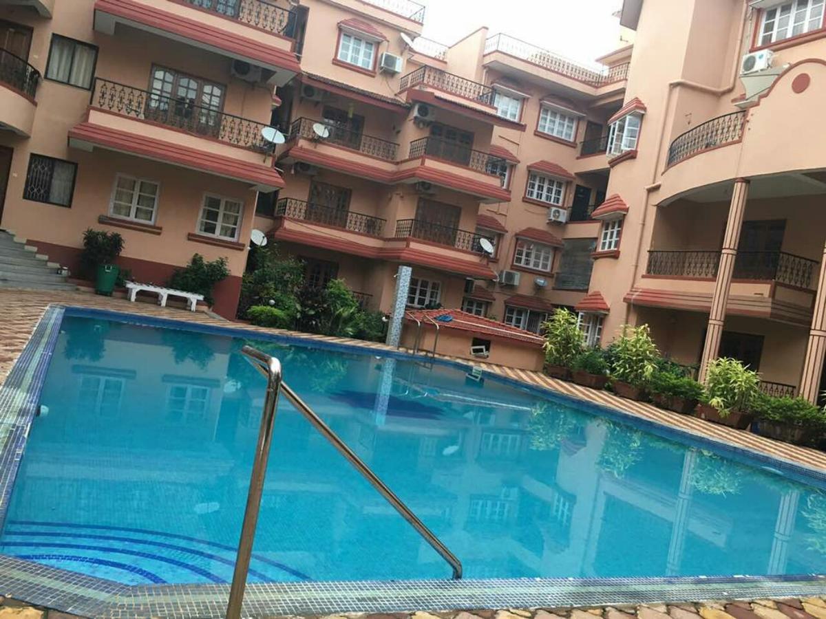 Saldanha Kyle Gardens Apartment Calangute Bagian luar foto